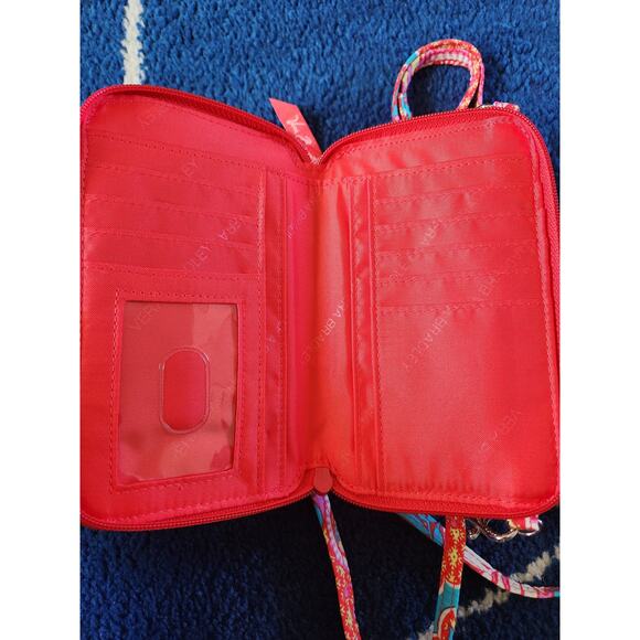 Vera Bradley Paisley Mini Crossbody Wallet & Cellphone Bag - Picture 7 of 8